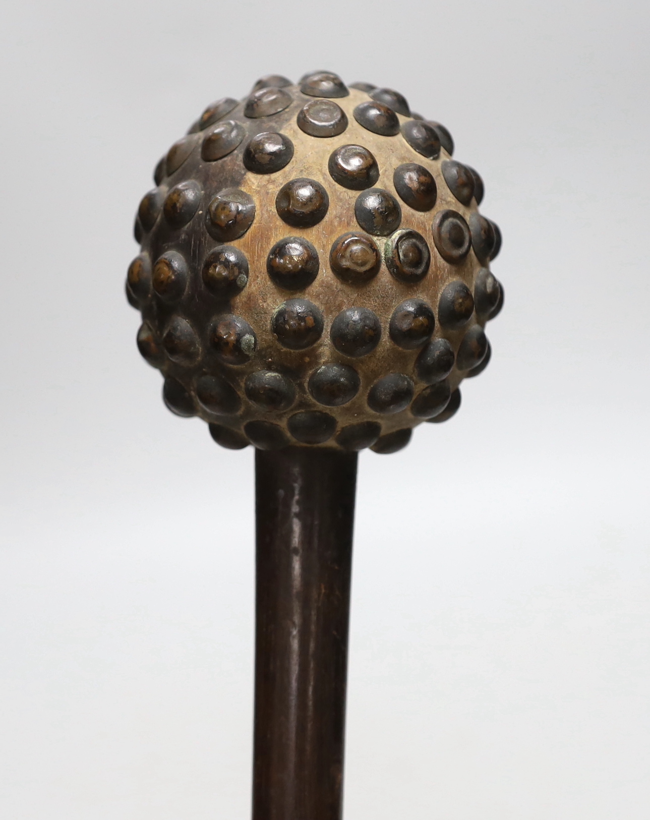 A South African hardwood Knobkerrie, 64cm in length